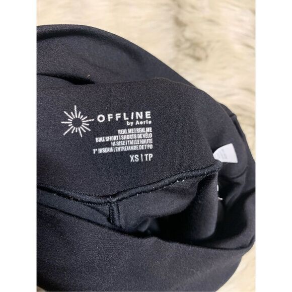 Offline by Aerie Real Me Hi-Rise Cross waist Bike short 7” inseam size XS - Picture 4 of 6